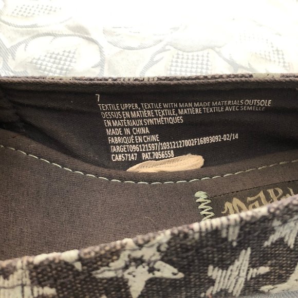 Denim Blue Star Canvas Flats - Picture 8 of 8